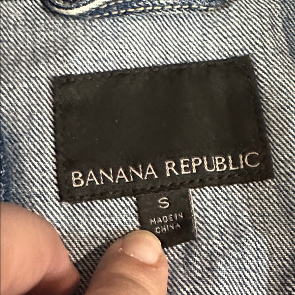Banana Republic Light Blue Denim Jean Jacket - Picture 4 of 6